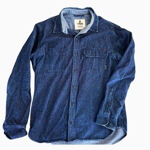 Chrome Industries American Made Wyatt Denim Work Shirt - Large